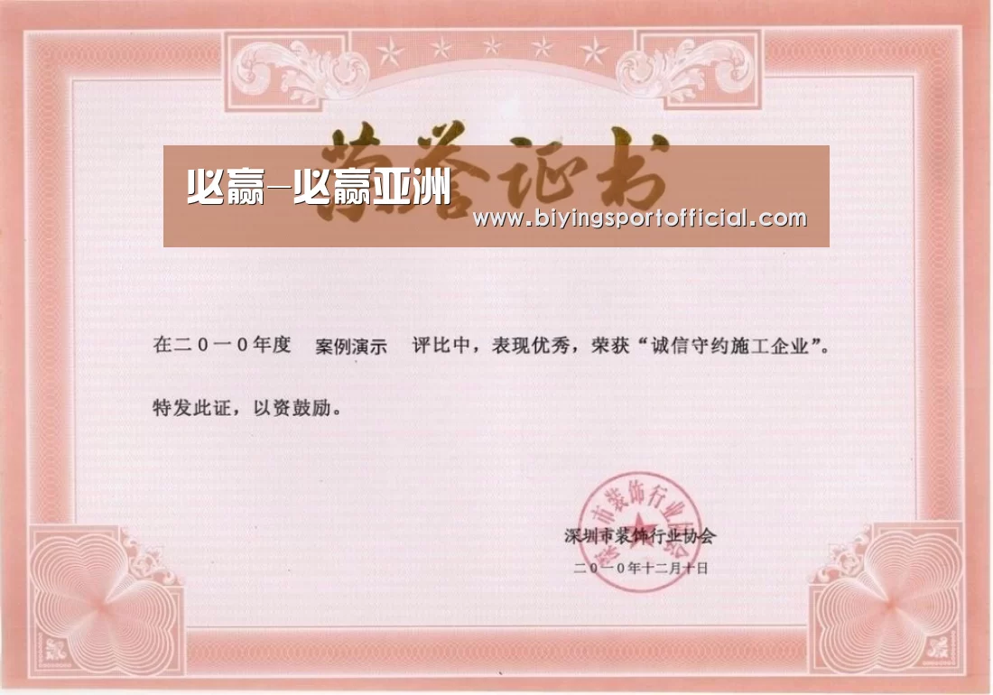 荣誉证书二